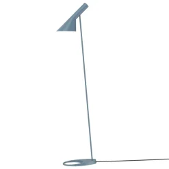 Louis Poulsen AJ golvlampa, mattblå