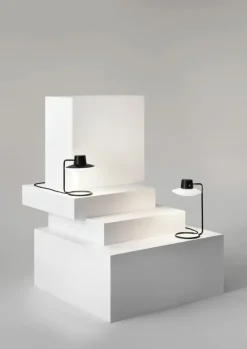 Louis Poulsen AJ Oxford bordslampa, 280 mm, svart - opalglas
