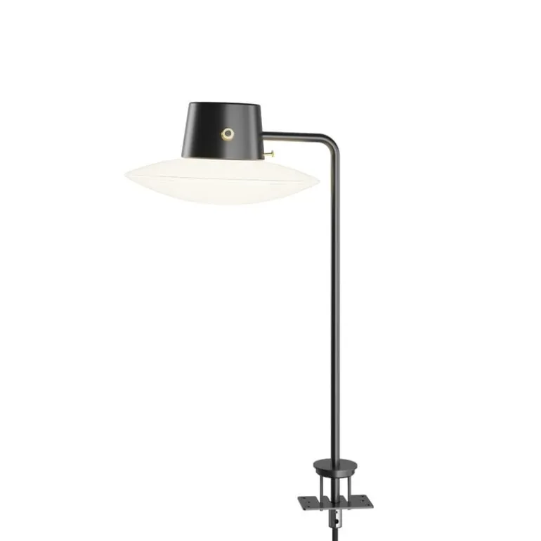 Louis Poulsen AJ Oxford bordslampa, 410 mm, opalglas, bordsmonterad