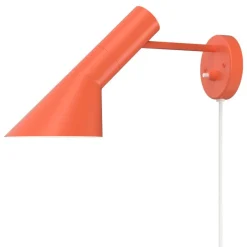 Louis Poulsen AJ vägglampa, electric orange