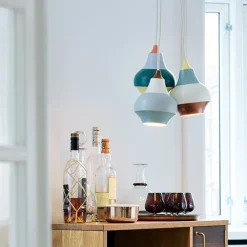 Louis Poulsen Cirque pendellampa, 15 cm, kopparfärgad ovandel