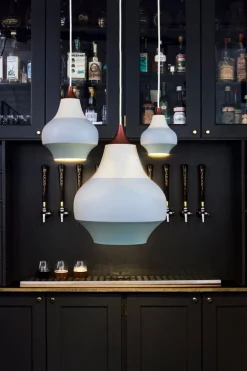 Louis Poulsen Cirque pendellampa, 15 cm, kopparfärgad ovandel