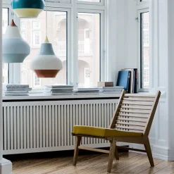 Louis Poulsen Cirque pendellampa, 22 cm, gul ovandel