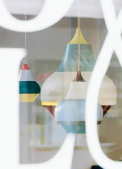 Louis Poulsen Cirque pendellampa, 22 cm, kopparfärgad ovandel