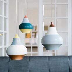 Louis Poulsen Cirque pendellampa, 15 cm, röd ovandel