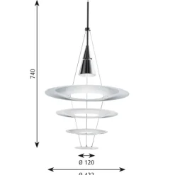 Louis Poulsen Enigma 425 pendellampa