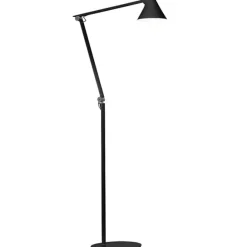 Louis Poulsen NJP golvlampa, svart