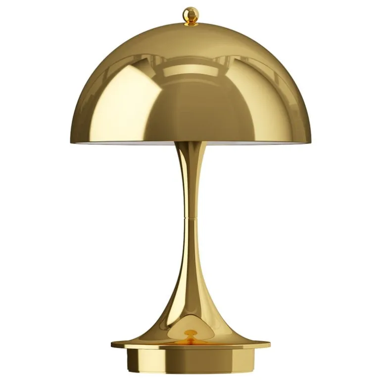 Louis Poulsen Panthella 160 Portable V3 bordslampa, mässing