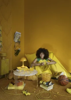 Louis Poulsen Panthella 160 Portable V3 bordslampa, gul