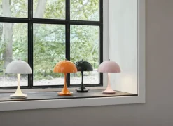 Louis Poulsen Panthella 160 Portable Metal V2 bordslampa, blekrosa