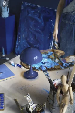 Louis Poulsen Panthella 160 Portable V3 bordslampa, indigoblå