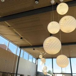 Louis Poulsen Patera 450 pendellampa, vit