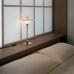 Louis Poulsen PH 3/2 bordslampa, metalliserad svart