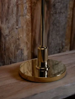 Louis Poulsen PH 2/1 bärbar bordslampa, metalliserad mässing