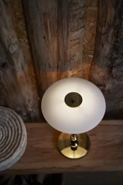 Louis Poulsen PH 2/1 bärbar bordslampa, metalliserad mässing