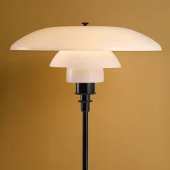 Louis Poulsen PH 3½–2½ golvlampa, metalliserad svart