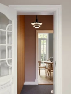 Louis Poulsen PH 3/3 hänglampa, svart - opalglas