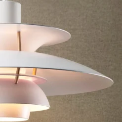 Louis Poulsen PH 5 Mini pendellampa, vit modern