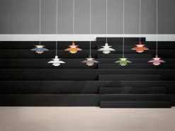 Louis Poulsen PH 5 pendellampa, röd