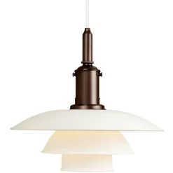 Louis Poulsen PH 3½–3 pendellampa, vit
