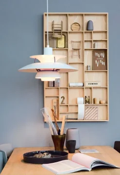 Louis Poulsen PH 5 pendellampa, klassisk vit