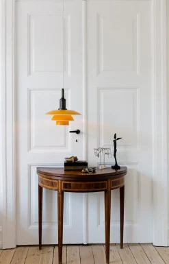 Louis Poulsen PH 3½–3 pendellampa, gul