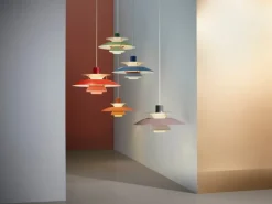 Louis Poulsen PH 5 pendellampa, grön