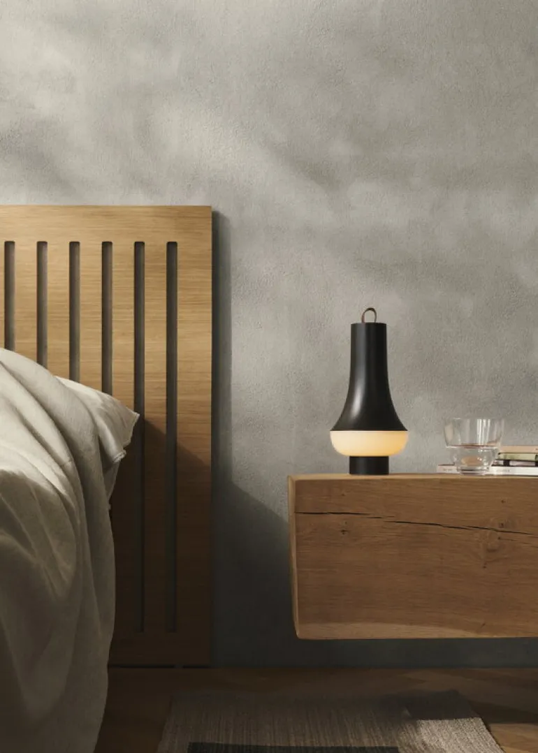 Louis Poulsen Tomoshi bärbar bordslampa, mörkbrun