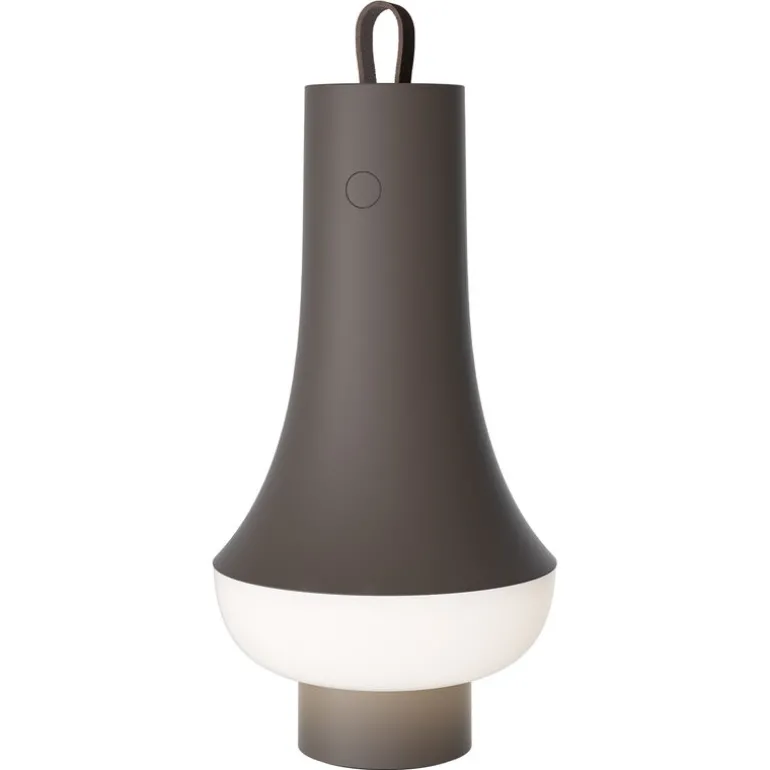Louis Poulsen Tomoshi bärbar bordslampa, mörkbrun