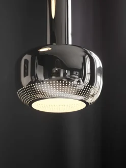 Louis Poulsen VL 56 pendellampa, polerat krom