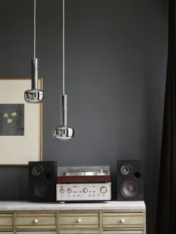 Louis Poulsen VL 56 pendellampa, polerat krom