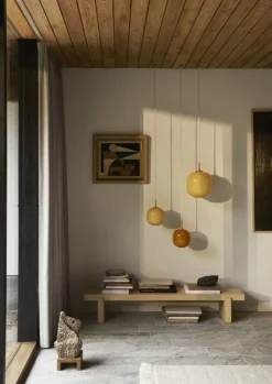 Louis Poulsen VL45 Radiohus 175 pendel, mässing - blekgul