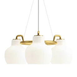 Louis Poulsen VL Ring Crown 3 pendellampa, opalglas