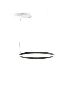 Luceplan Compendium Circle takros, DALI-dimbar, vit