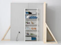 Lundia Classic öppen hylla, hög, vit