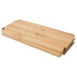 Lundia Classic vägg hylla, 2 st, svart - brun