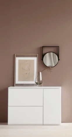 Lundia Fuuga byrå 96 cm, vit