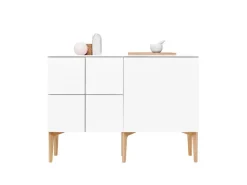Lundia Fuuga sideboard, 128 cm, vitt - ek
