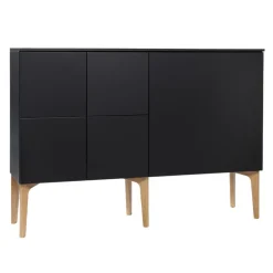 Lundia Fuuga skänk, 128 cm, svart - ek