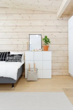 Lundia Fuuga skåp, 96 cm, 9 luckor, vitt