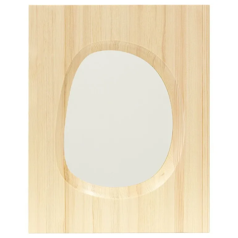 Lundia Knot, väggspegel, furu