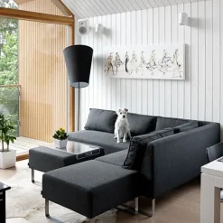 Lundia Liekki vägglampa, svart