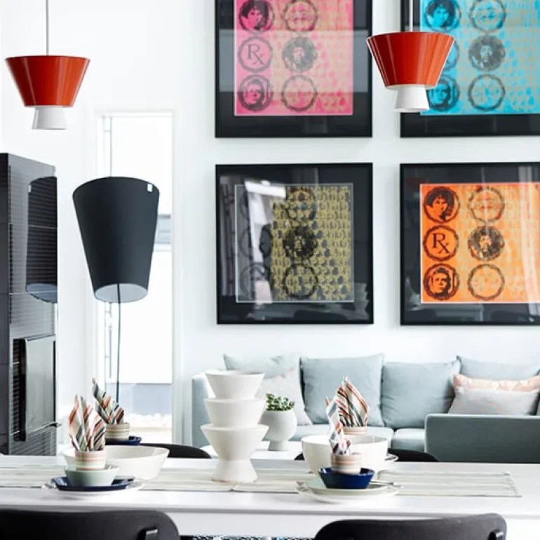 Lundia Loiste pendellampa, sand