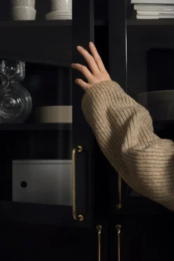 Lundia Moments skåp, högt, svart