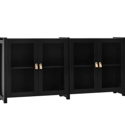 Lundia Moments skåp, lågt, svart