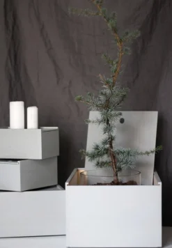 Lundia System 1 låda, grå