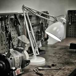 Luxo L-1 lampfot, vit