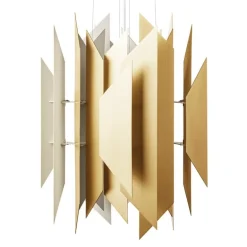 LYFA Divan 2 taklampa, 400 mm, mässing