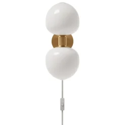 LYFA Memoir 120 II vägglampa, mässing