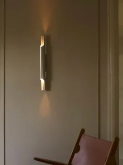 LYFA Pan vägglampa, 50 mm, aluminium